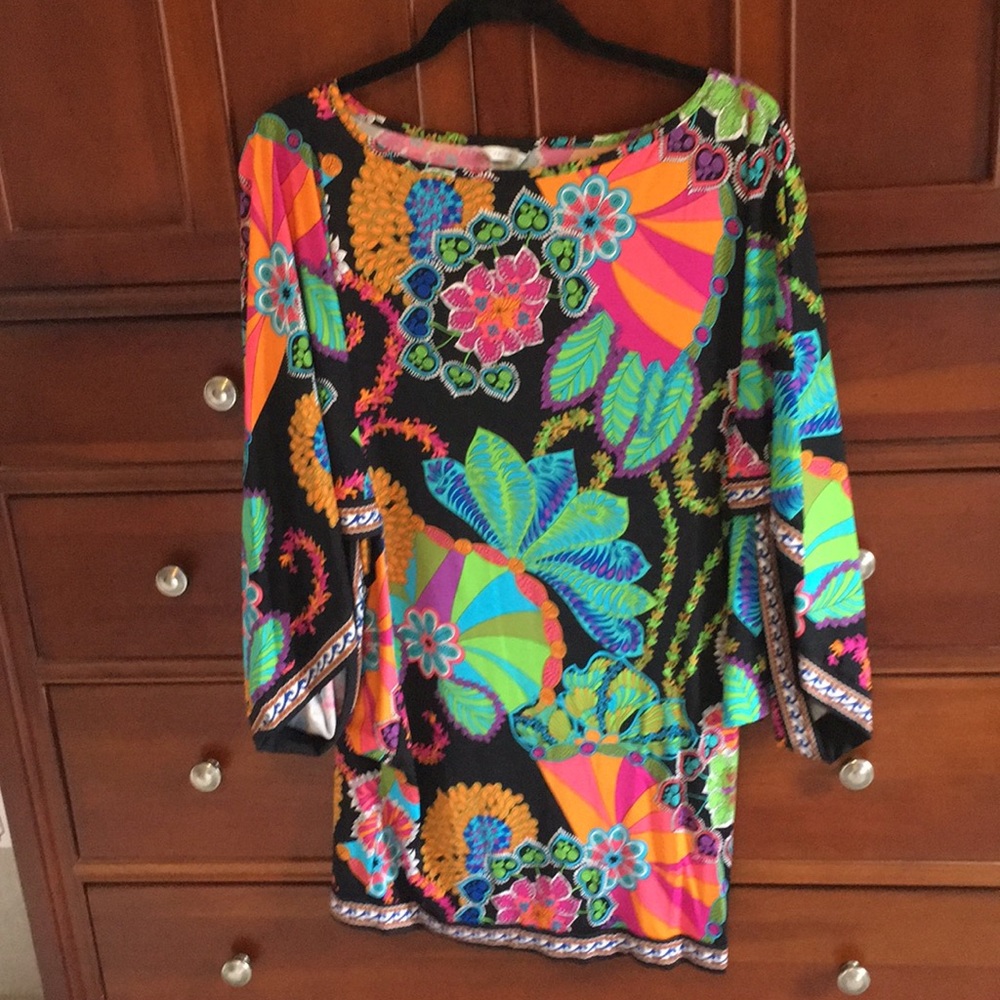 Trina Turk Bell Sleeve Tunic